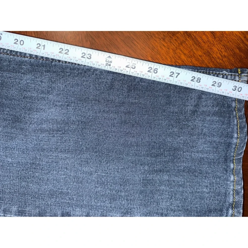 Levi Signature Men Straight Leg Jeans 34x32 Dark Blue Gold Label Incredibly Soft